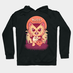 Hiss! Vampire Cat Hoodie